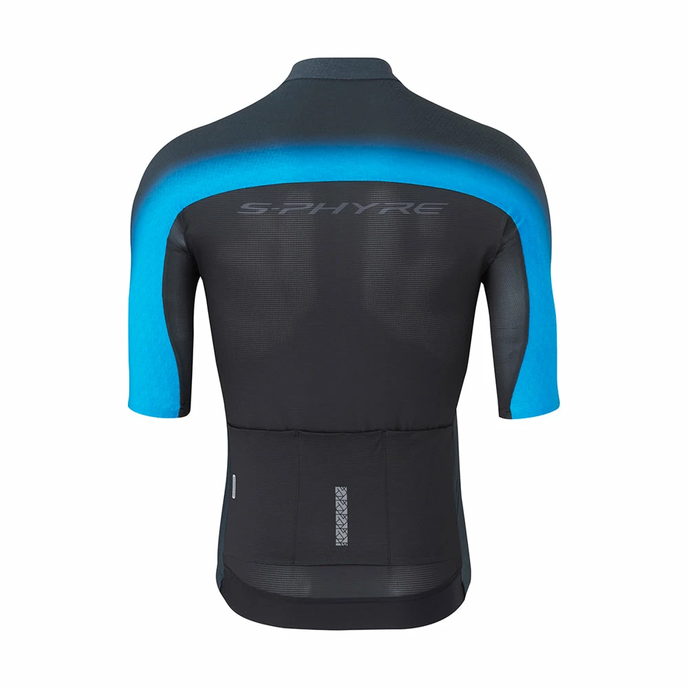 Shimano S-Phyre Flash SS Jersey - Black/Blue 4 Shimano S-Phyre Flash SS Jersey - Black/Blue - Billede 2