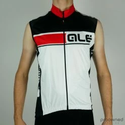 ALE Alé Wind Vest - Black/white