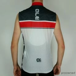 ALE Alé Wind Vest - Black/white -Giordana Salg P1120717