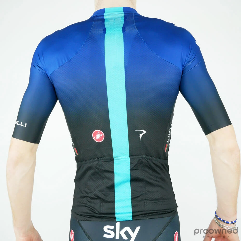 Castelli Aero Race 6 Short Sleeve Jersey - Team Sky - With Rider's Name 12 Castelli Aero Race 6 Short Sleeve Jersey - Team Sky - With Rider's Name - Billede 10