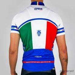 Ftech Short Sleeve Summer Jersey Italy -Giordana Salg P1290035