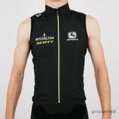 Giordana Monsoon Lyte Rain Vest - Mitchelton-Scott