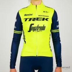 Santini Long Sleeve Thermal Jersey - Training Jersey - Trek-Segafredo Women