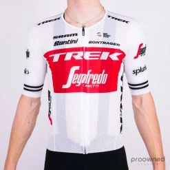 Santini SS Summer Jersey - White - Trek-Segafredo
