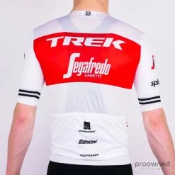 Santini SS Summer Jersey - White - Trek-Segafredo -Giordana Salg P1590559