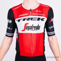 Santini SS Summer Jersey - Red - Trek-Segafredo