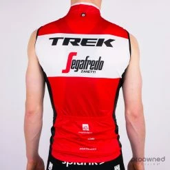 Santini Skin Light Wind Vest - Red - Trek-Segafredo -Giordana Salg P1590695