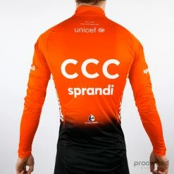 Etxeondo Long Sleeve Light Rain Jacket - Team CCC -Giordana Salg P1690708