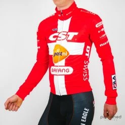 Sportconfex Danish National Champion Winter Jacket - Team CST PostNL Bafang MTB -Giordana Salg P1760797