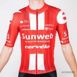 Craft Short Sleeve EBC Jersey - C. Pedersen - Team Sunweb