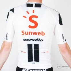 Craft Short Sleeve EBC Aero Jersey White - C. Pedersen - Team Sunweb -Giordana Salg P1770396