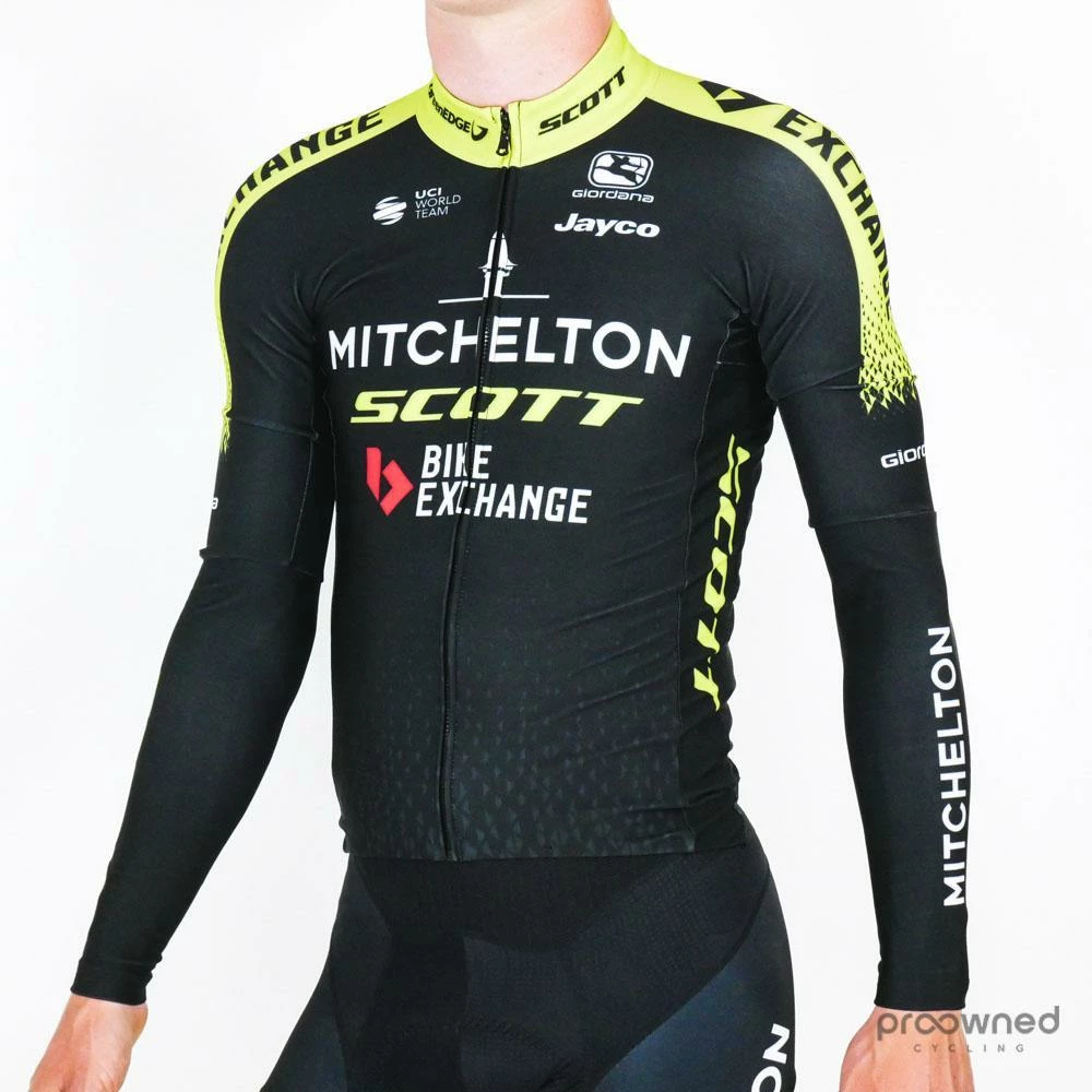 Giordana G Shield Long Sleeve Thermal Jersey - Mitchelton-Scott 4 Giordana G Shield Long Sleeve Thermal Jersey - Mitchelton-Scott - Billede 2