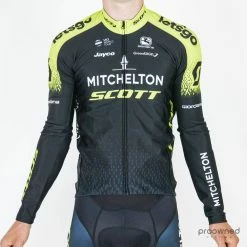 Giordana G-Shield Long Sleeve Jersey - Mitchelton-Scott