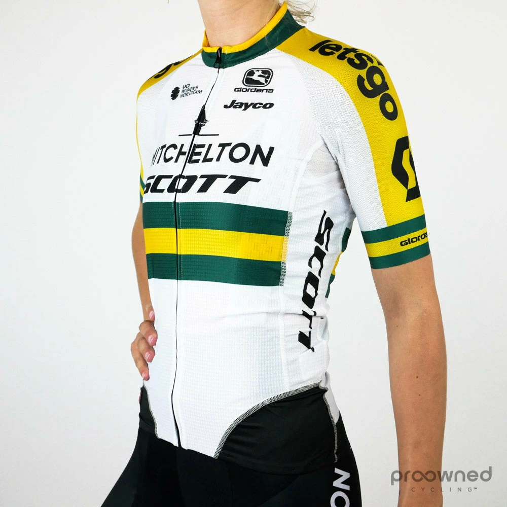 Giordana FR-C Pro Short Sleeve Jersey - Australian Champion - Mitchelton-Scott Women 4 Giordana FR-C Pro Short Sleeve Jersey - Australian Champion - Mitchelton-Scott Women - Billede 2