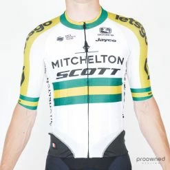 Giordana FR-C Pro Short Sleeve Jersey - Australian Champion - Mitchelton-Scott