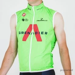 Castelli Pro Light Wind Vest - Green - Ineos Grenadiers -Giordana Salg P1820925