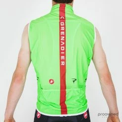 Castelli Pro Light Wind Vest - Green - Ineos Grenadiers -Giordana Salg P1820927