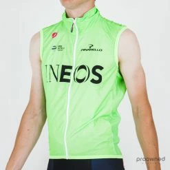 Castelli Pro Light Wind Vest - Green - Team Ineos -Giordana Salg P1820930
