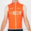 Castelli Pro Light Wind Vest - Orange - Team Ineos -Giordana Salg P1820939