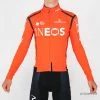 Castelli Perfetto RoS Long Sleeve Jacket - Orange - Team Ineos -Giordana Salg P1820963