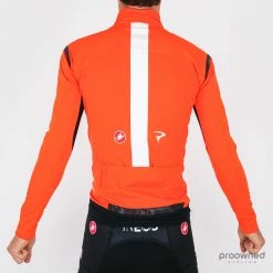Castelli Perfetto RoS Long Sleeve Jacket - Orange - Team Ineos -Giordana Salg P1820966