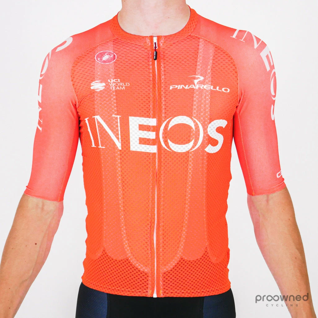 Castelli Climber's 3.0 Short Sleeve Jersey - Orange - Team Ineos 3 Castelli Climber's 3.0 Short Sleeve Jersey - Orange - Team Ineos