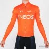 Castelli Mid Weight FZ Long Sleeve Jersey - Orange - Team Ineos -Giordana Salg P1820974