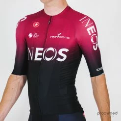 Castelli Aero Race 6.0 Short Sleeve Jersey - Team Ineos -Giordana Salg P1830029