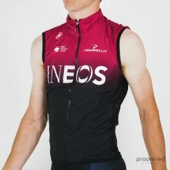 Castelli Pro Light Wind Vest - Team Ineos -Giordana Salg P1830034