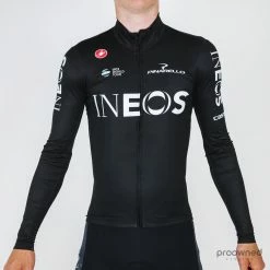 Castelli Mid Weight FZ Long Sleeve Jersey - Team Ineos