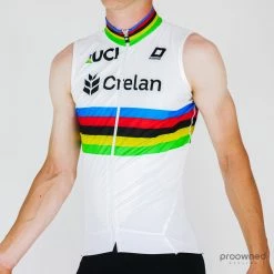 Doltcini Body Light Vest - World Champion - Wout Van Aert -Giordana Salg P1830895