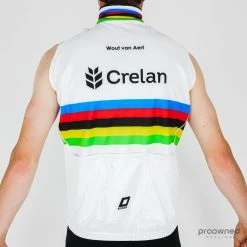 Doltcini Body Windtex Winter Vest - World Champion - Wout Van Aert -Giordana Salg P1830903
