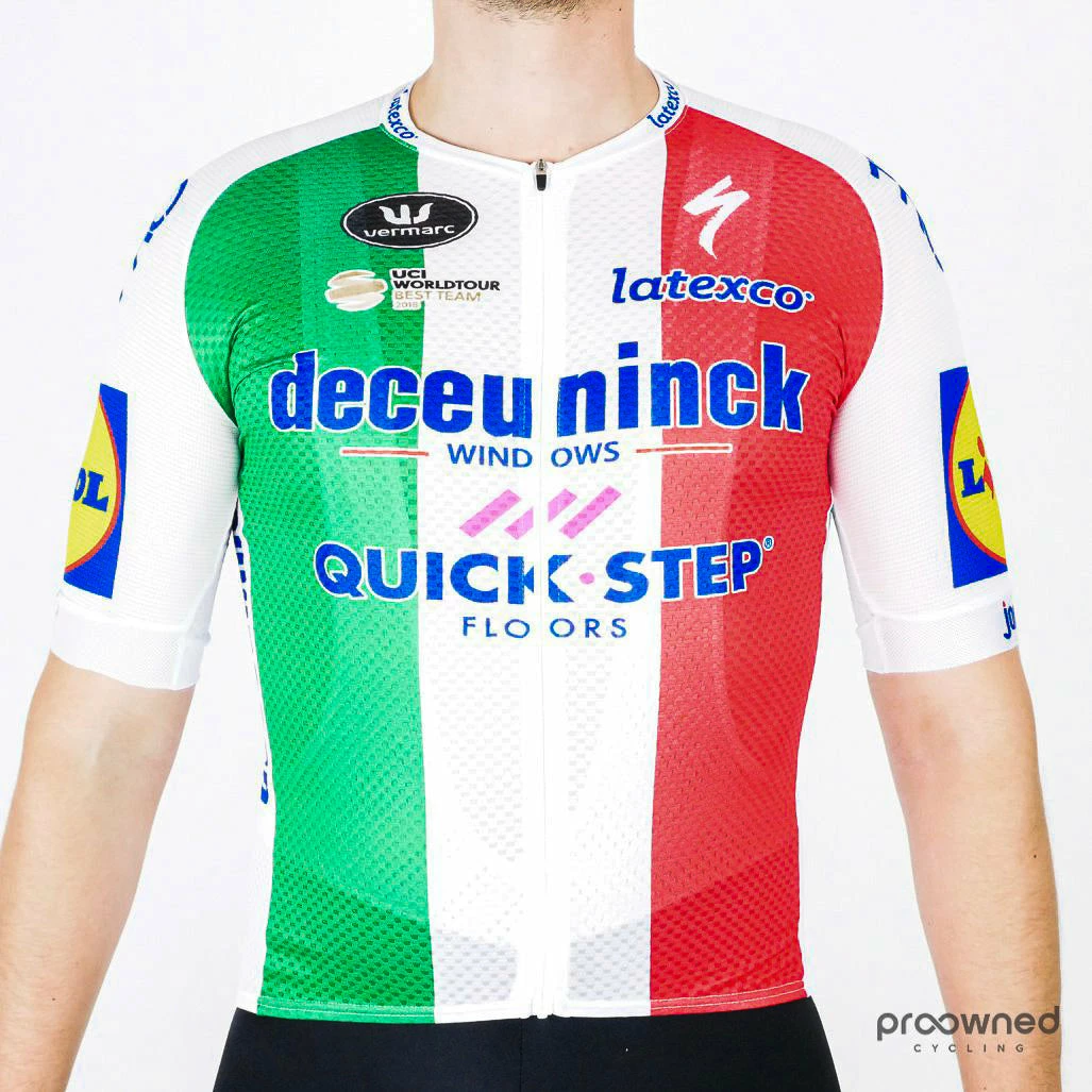 Vermarc Short Sleeve Summer Jersey - Italian Champ. - Deceuninck Quick-Step 3 Vermarc Short Sleeve Summer Jersey - Italian Champ. - Deceuninck Quick-Step