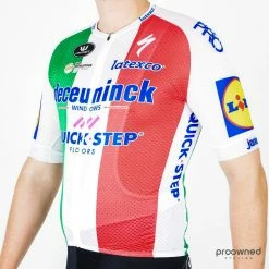 Vermarc Short Sleeve Summer Jersey - Italian Champ. - Deceuninck Quick-Step 8 Vermarc Short Sleeve Summer Jersey - Italian Champ. - Deceuninck Quick-Step -Giordana Salg P1840622 2