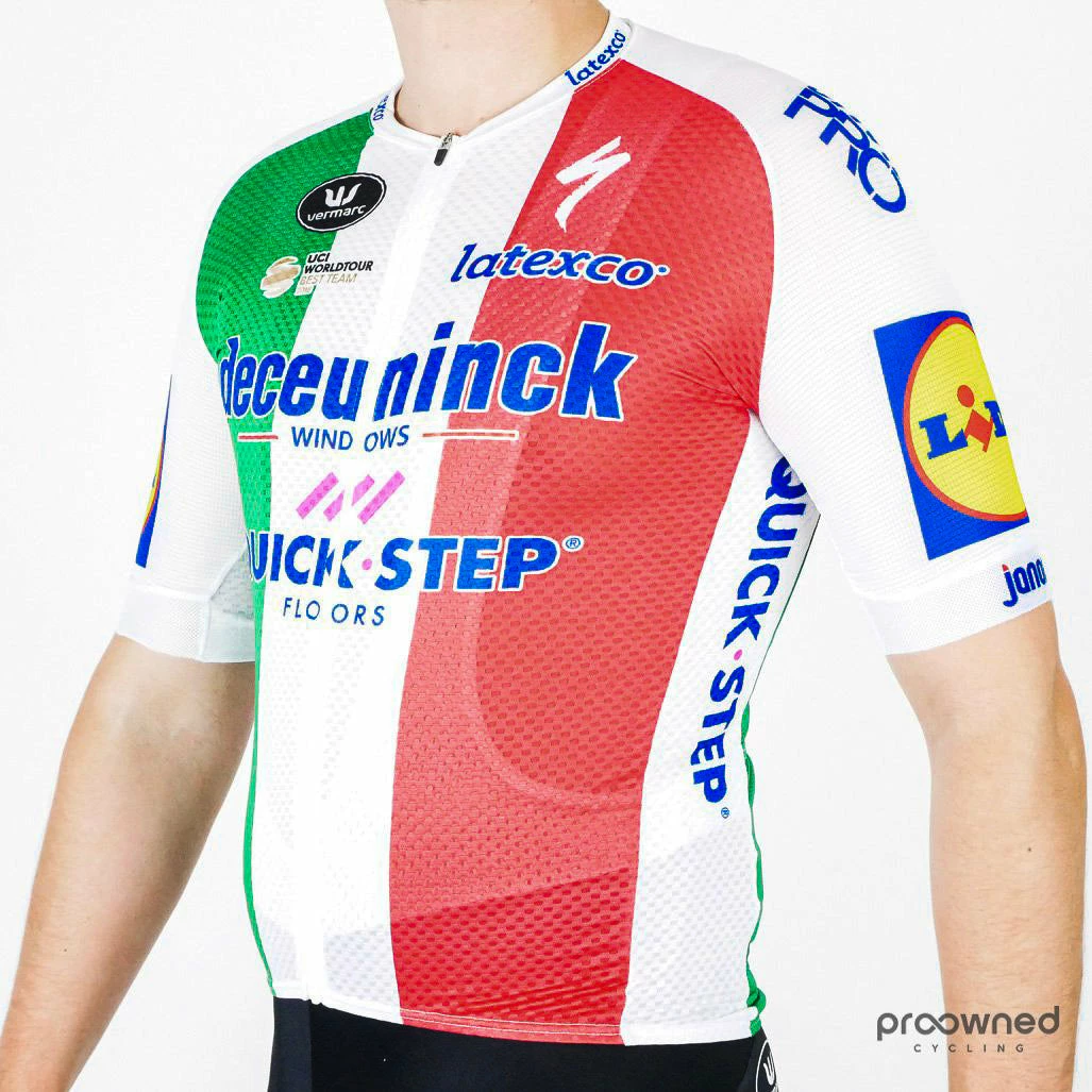 Vermarc Short Sleeve Summer Jersey - Italian Champ. - Deceuninck Quick-Step 5 Vermarc Short Sleeve Summer Jersey - Italian Champ. - Deceuninck Quick-Step - Billede 3