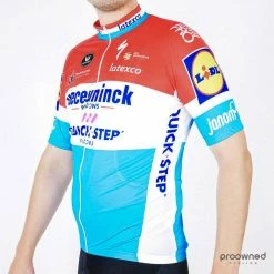 Vermarc ES.L Short Sleeve Jersey - Luxembourg Champ. - Deceuninck Quick-Step -Giordana Salg P1840637 2