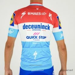 Vermarc SPL Aero Short Sleeve Jersey - Luxembourg Champ. - Deceuninck Quick-Step -Giordana Salg P1860873