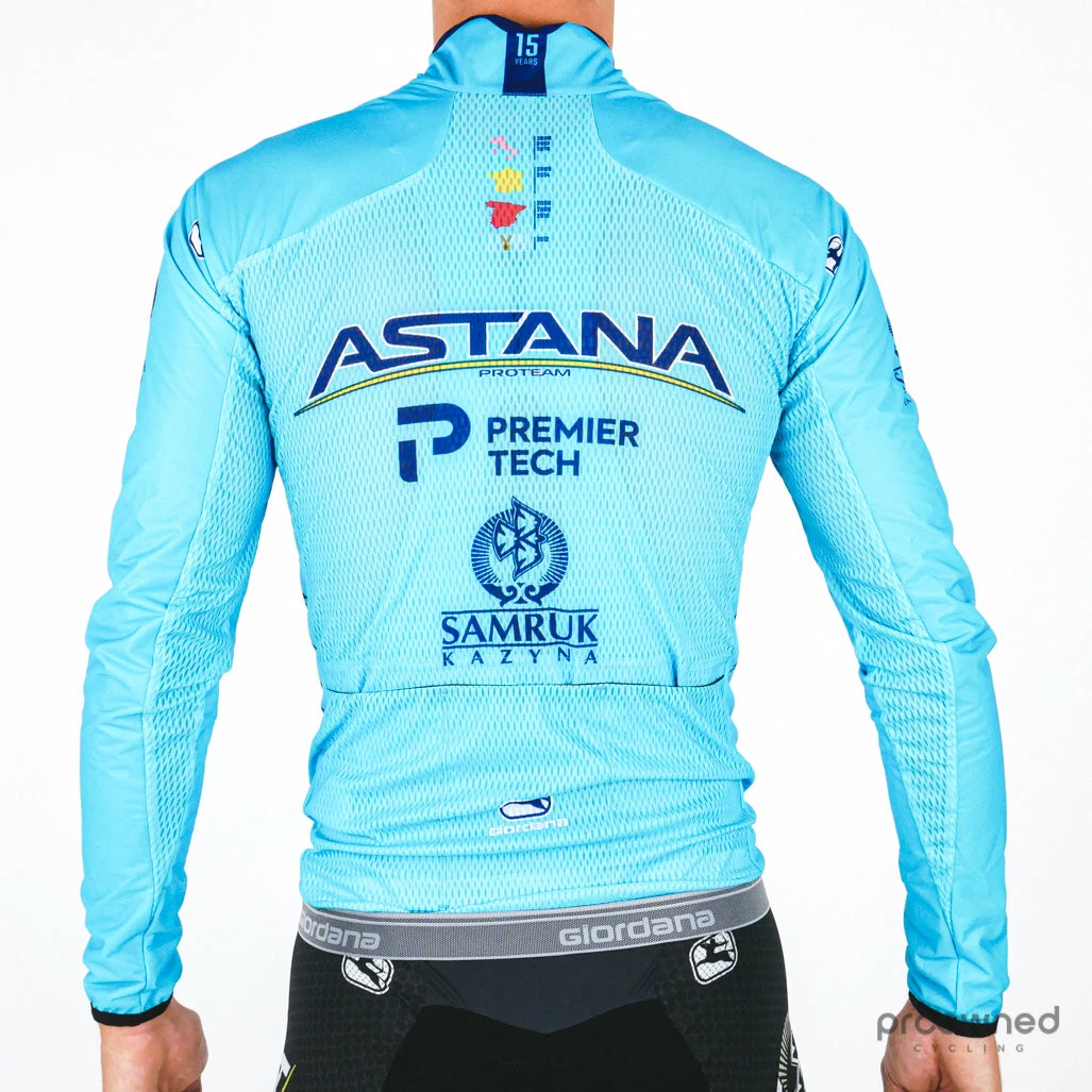 Giordana FR-C Windfront Jacket - Team Astana 5 Giordana FR-C Windfront Jacket - Team Astana - Billede 3