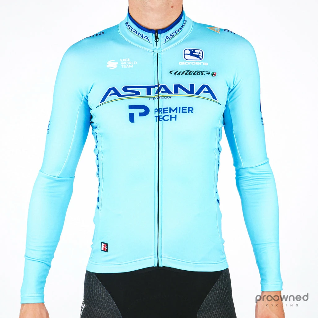 Giordana FR-C Thermal LS Jersey - Team Astana 3 Giordana FR-C Thermal LS Jersey - Team Astana