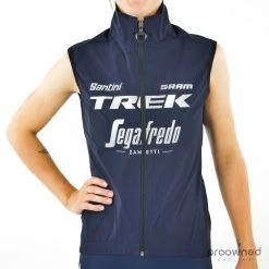 Santini Mercurio Rain Vest - Trek-Segafredo Women