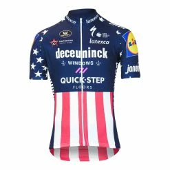 Vermarc ES.L Short Sleeve Jersey - USA Champ. - Deceuninck Quick-Step