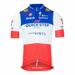 Castelli French Championship Competizione SS Jersey - Quick-Step Alpha Vinyl
