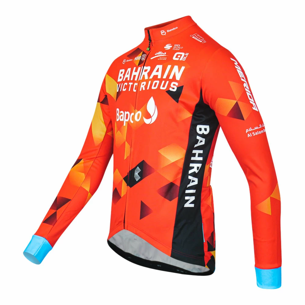ALE Alé Long Sleeve Jersey - Bahrain Victorious 4 ALE Alé Long Sleeve Jersey - Bahrain Victorious - Billede 2