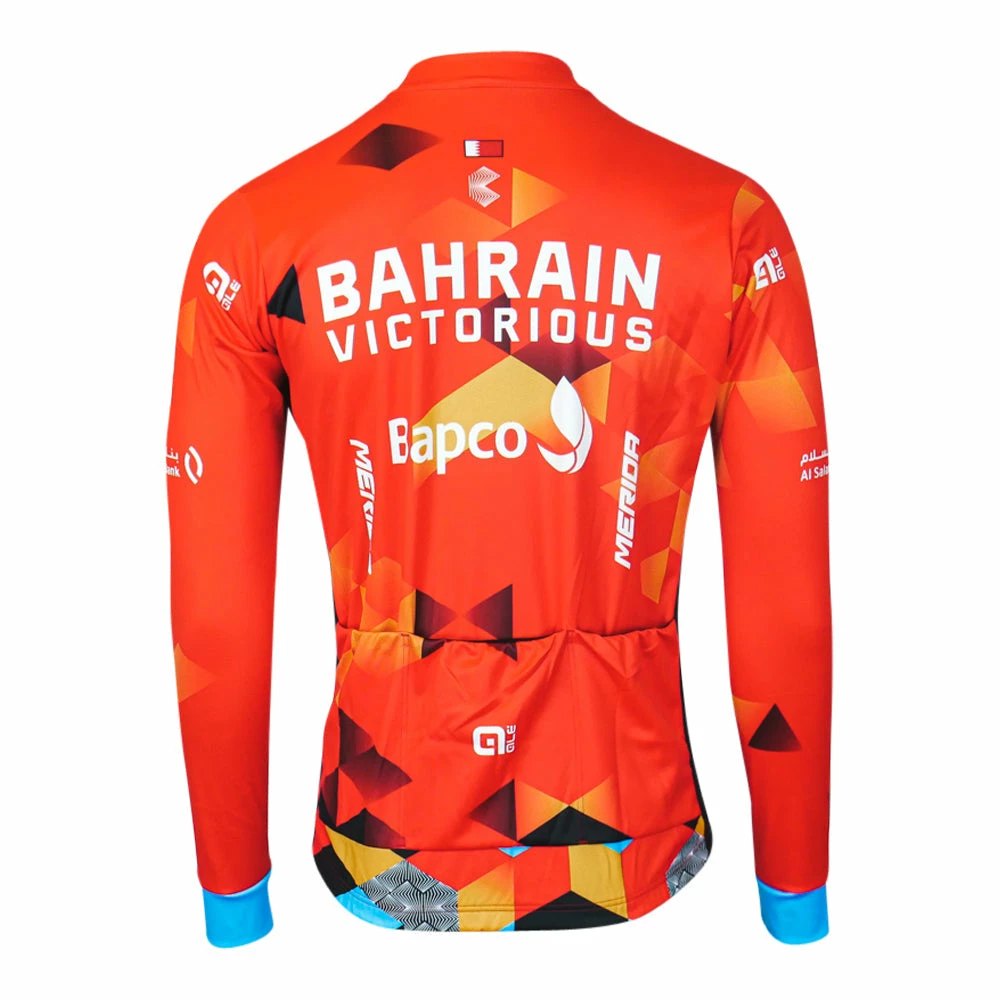 ALE Alé Long Sleeve Jersey - Bahrain Victorious 5 ALE Alé Long Sleeve Jersey - Bahrain Victorious - Billede 3