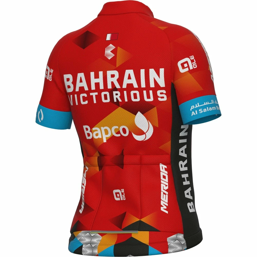 ALE Alé Kids Short Sleeve Jersey - Bahrain Victorious 4 ALE Alé Kids Short Sleeve Jersey - Bahrain Victorious - Billede 2
